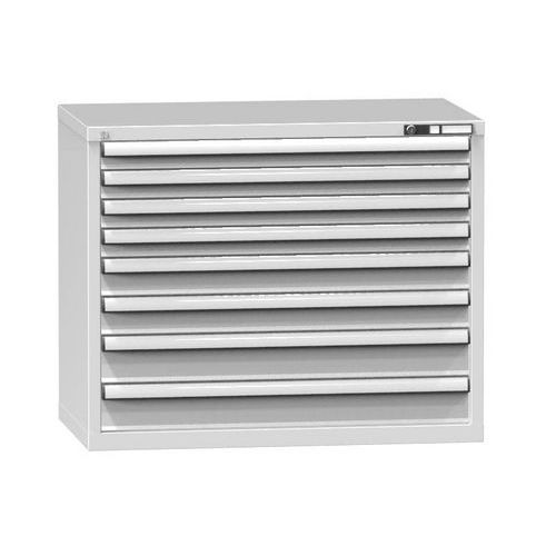 Szafki szufladowe ZC8, 1037 x 600 x 840 mm - Szafka szufladowa ZC8, 1037 x 600 x 840 mm, szaro-szara