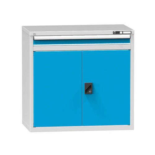 Szafki szufladowe ZC1, 1037 x 600 x 990 mm - Szafka szufladowa ZC1, 1037 x 600 x 990 mm, szaro-niebieska