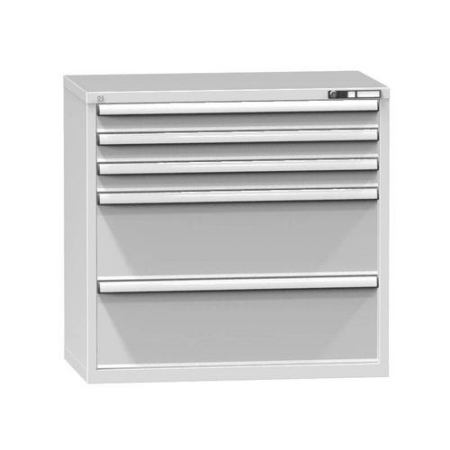 Szafki szufladowe ZC3, 1037 x 600 x 990 mm - Szafka szufladowa ZC3, 1037 x 600 x 990 mm, szaro-szara