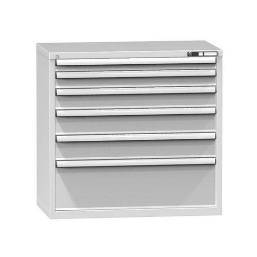 Szafki szufladowe ZC4, 1037 x 600 x 990 mm - Szafka szufladowa ZC4, 1037 x 600 x 990 mm, szaro-szara