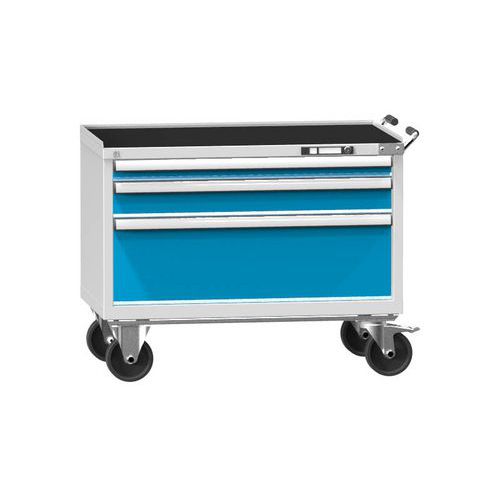 Wózki warsztatowe ZCM59-1, 54x27D, 1037 x 600 x 855 mm - Wózek warsztatowy ZCM59-1, 54x27D, 1037 x 600 x 855 mm, szaro-niebieski
