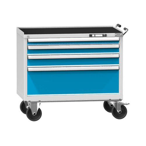 Wózki warsztatowe ZCM69-1, 54x27D, 1037 x 600 x 955 mm - Wózek warsztatowy ZCM69-1, 54x27D, 1037 x 600 x 955 mm, szaro-niebieski