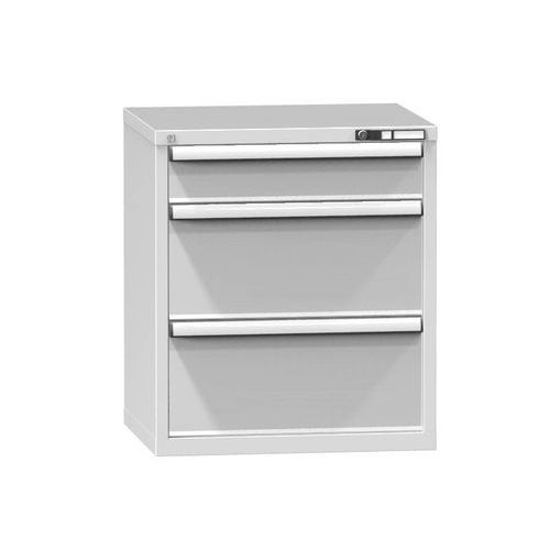 Szafki szufladowe ZD3, 731 x 600 x 840 mm - Szafka szufladowa ZD3, 731 x 600 x 840 mm, szaro-szara