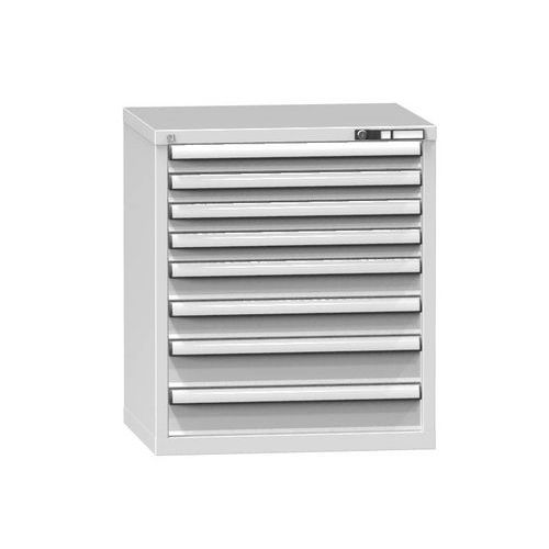 Szafki szufladowe ZD8, 731 x 600 x 840 mm - Szafka szufladowa ZD8, 731 x 600 x 840 mm, szaro-szara