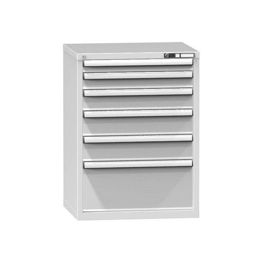 Szafki szufladowe ZD4, 731 x 600 x 990 mm - Szafka szufladowa ZD4, 731 x 600 x 990 mm, szaro-szara