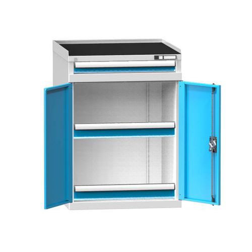 Szafy maszynowe ZDS2, 731 x 620 x 1010 mm - Szafa maszynowa ZDS2, 731 x 620 x 1010 mm, szaro-niebieska