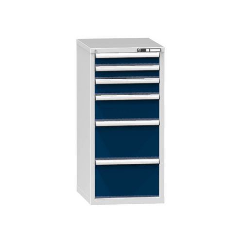 Szafki szufladowe ZE5, 578 x 753 x 1215 mm - Szafka szufladowa ZE5, 578 x 753 x 1215 mm, szaro-ciemnoniebieska