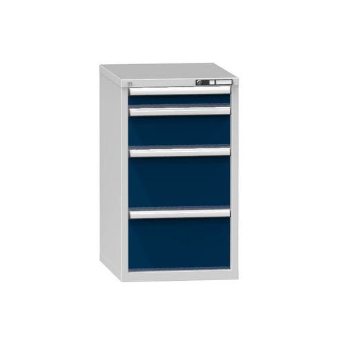 Szafki szufladowe ZE5, 578 x 753 x 990 mm - Szafka szufladowa ZE5, 578 x 753 x 990 mm, szaro-ciemnoniebieska