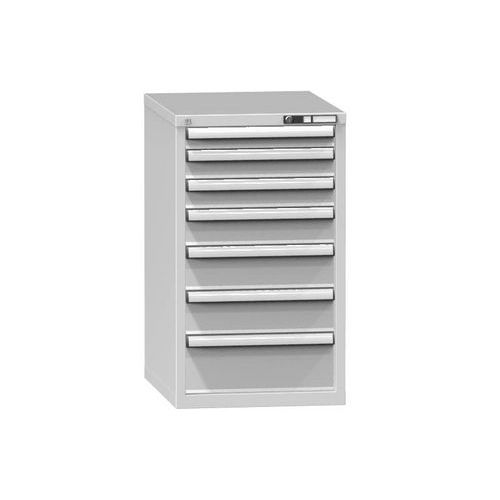 Szafki szufladowe ZE6, 578 x 753 x 990 mm - Szafka szufladowa ZE6, 578 x 753 x 990 mm, szaro-szara