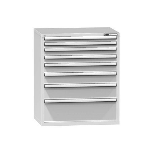 Szafki szufladowe ZG3, 1037 x 753 x 1215 mm - Szafka szufladowa ZG3, 1037 x 753 x 1215 mm, szaro-szara