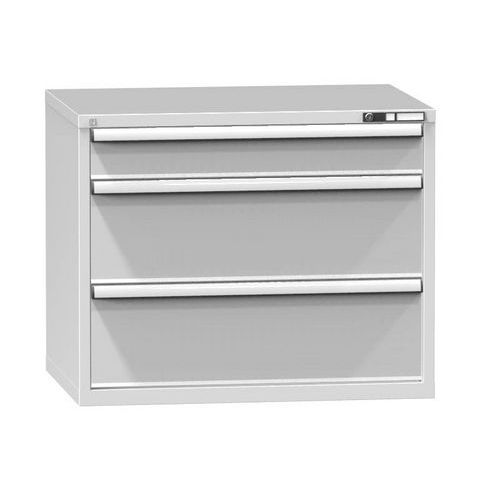Szafki warsztatowe z szufladami ZG, 3 szuflady, 840 x 1037 x 753 mm, szare - Szafka warsztatowa ZG, 3 szuflady, 840 x 1037 x 753 mm, szara/szara