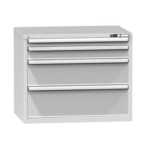 Szafki szufladowe ZG2, 1037 x 753 x 840 mm - Szafka szufladowa ZG2, 1037 x 753 x 840 mm, szaro-szara