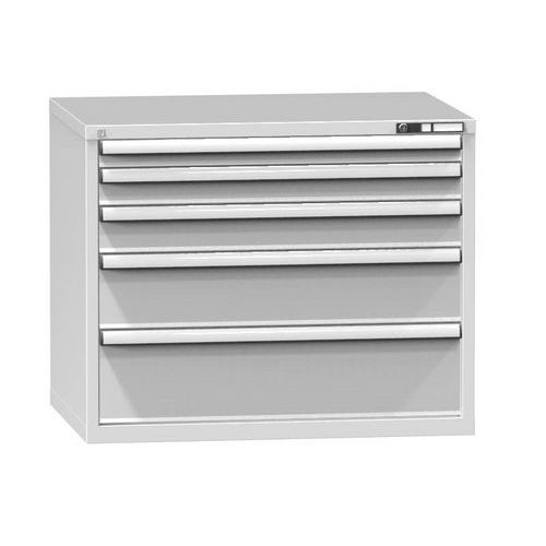 Szafki szufladowe ZG3, 1037 x 753 x 840 mm - Szafka szufladowa ZG3, 1037 x 753 x 840 mm, szaro-szara