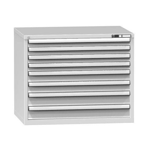 Szafki szufladowe ZG5, 1037 x 753 x 840 mm - Szafka szufladowa ZG5, 1037 x 753 x 840 mm, szaro-szara
