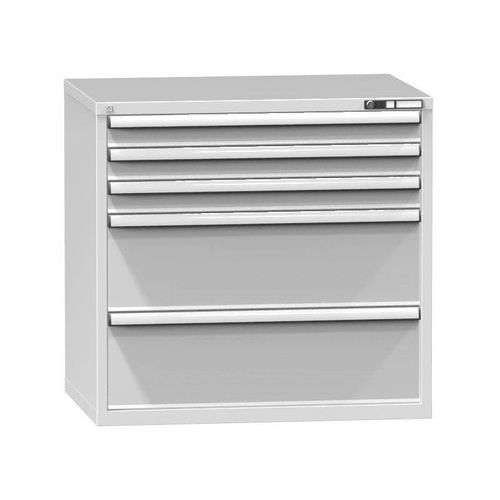 Szafki szufladowe ZG2, 1037 x 753 x 990 mm - Szafka szufladowa ZG2, 1037 x 753 x 990 mm, szaro-szara