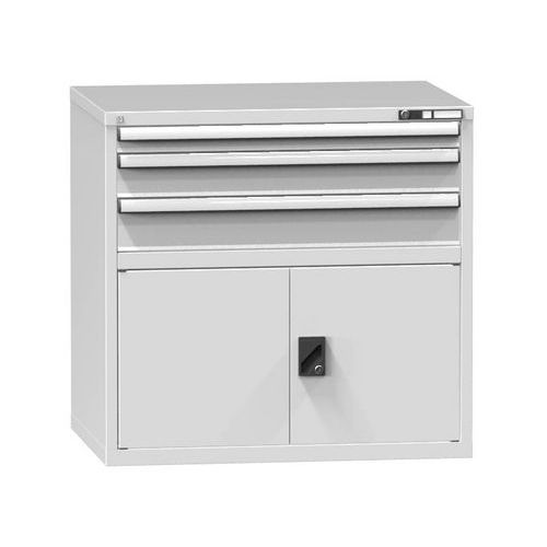 Szafki szufladowe ZG7, 1037 x 753 x 990 mm - Szafka szufladowa ZG7, 1037 x 753 x 990 mm, szaro-szara