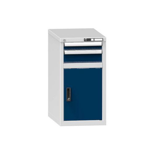 Szafki szufladowe ZH2, 442 x 753 x 840 mm - Szafka szufladowa ZH2, 442 x 753 x 840 mm, szaro-ciemnoniebieska