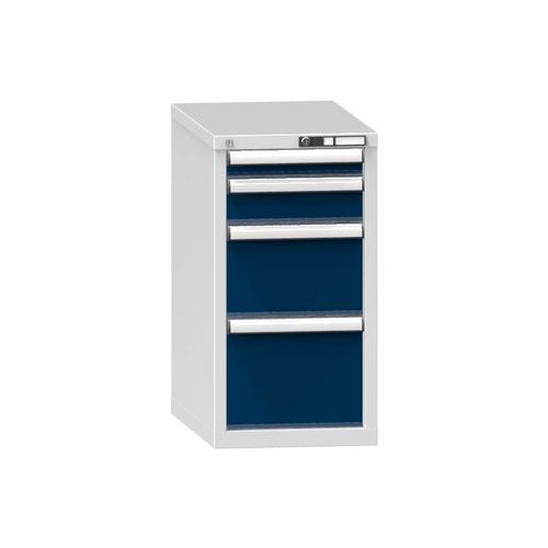 Szafki szufladowe ZH4, 442 x 753 x 840 mm - Szafka szufladowa ZH4, 442 x 753 x 840 mm, szaro-ciemnoniebieska
