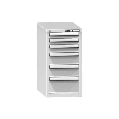 Szafki szufladowe ZH6, 442 x 753 x 840 mm - Szafka szufladowa ZH6, 442 x 753 x 840 mm, szaro-szara