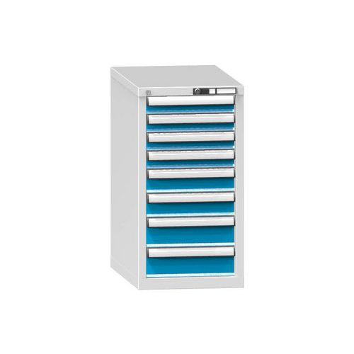 Szafki szufladowe ZH8, 442 x 753 x 840 mm - Szafka szufladowa ZH8, 442 x 753 x 840 mm, szaro-niebieska