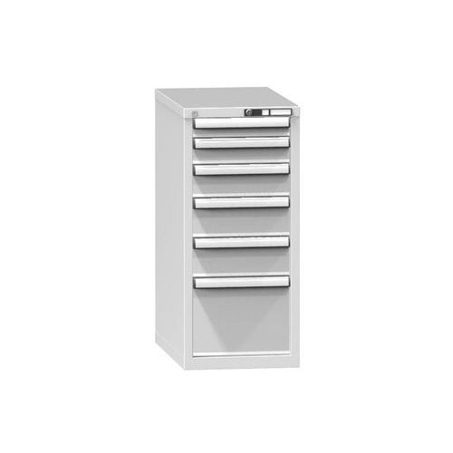 Szafki szufladowe ZH4, 442 x 753 x 990 mm - Szafka szufladowa ZH4, 442 x 753 x 990 mm, szaro-szara