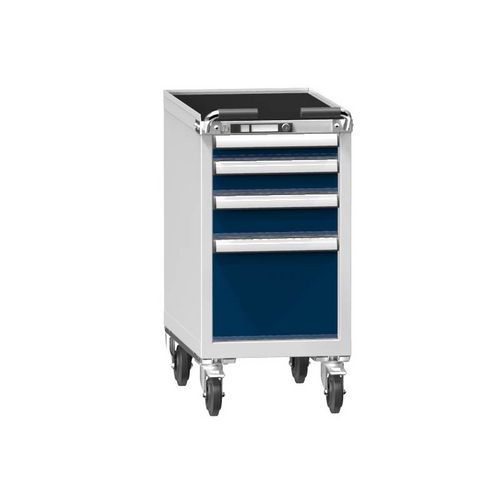Wózki warsztatowe ZHM69-1, 19x36D, 442 x 753 x 910 mm - Wózek warsztatowy ZHM69-1, 19x36D, 442 x 753 x 910 mm, szaro-ciemnoniebieski