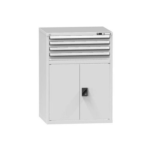 Szafki szufladowe ZK1, 884 x 753 x 1215 mm - Szafka szufladowa ZK1, 884 x 753 x 1215 mm, szaro-szara
