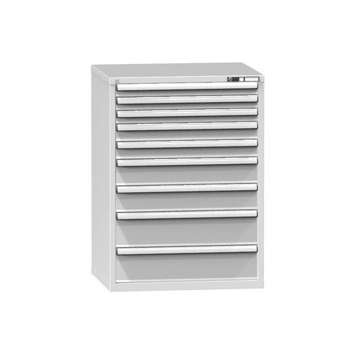 Szafki szufladowe ZK4, 884 x 753 x 1215 mm - Szafka szufladowa ZK4, 884 x 753 x 1215 mm, szaro-szara