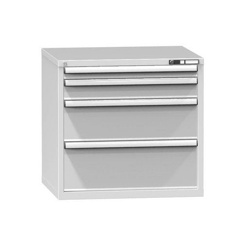 Szafki szufladowe ZK4, 884 x 753 x 840 mm - Szafka szufladowa ZK4, 884 x 753 x 840 mm, szaro-szara