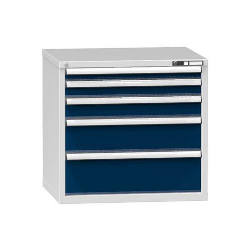 Szafki szufladowe ZK5, 884 x 753 x 840 mm - Szafka szufladowa ZK5, 884 x 753 x 840 mm, szaro-ciemnoniebieska