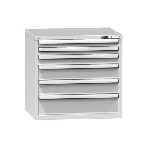 Szafki szufladowe ZK6, 884 x 753 x 840 mm - Szafka szufladowa ZK6, 884 x 753 x 840 mm, szaro-szara