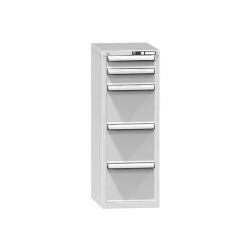 Szafki szufladowe ZL3, 442 x 600 x 1215 mm - Szafka szufladowa ZL3, 442 x 600 x 1215 mm, szaro-szara