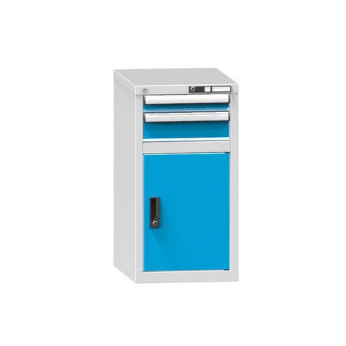 Szafki szufladowe ZL2, 442 x 600 x 840 mm - Szafka szufladowa ZL2, 442 x 600 x 840 mm, szaro-niebieska