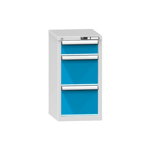 Szafki szufladowe ZL3, 442 x 600 x 840 mm - Szafka szufladowa ZL3, 442 x 600 x 840 mm, szaro-niebieska