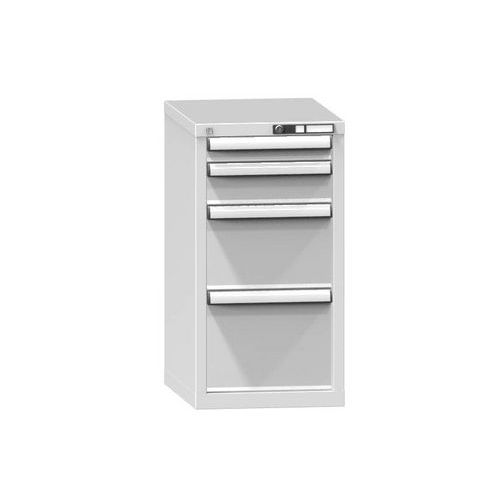 Szafki szufladowe ZL4, 442 x 600 x 840 mm - Szafka szufladowa ZL4, 442 x 600 x 840 mm, szaro-szara