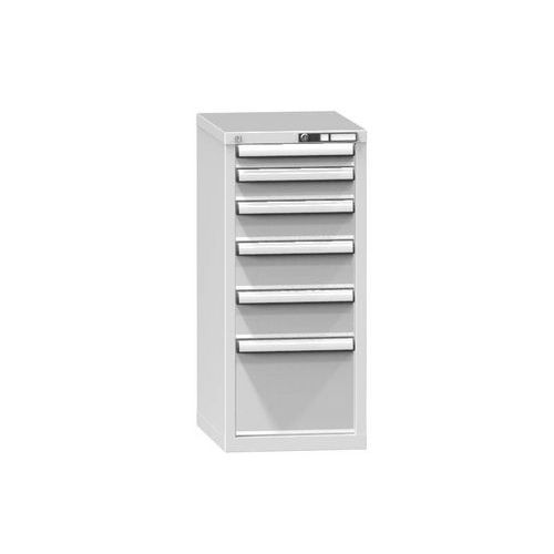 Szafki szufladowe ZL4, 442 x 600 x 990 mm - Szafka szufladowa ZL4, 442 x 600 x 990 mm, szaro-szara