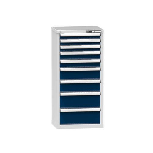 Szafki szufladowe ZN4, 578 x 464 x 1215 mm - Szafka szufladowa ZN4, 578 x 464 x 1215 mm, szaro-ciemnoniebieska