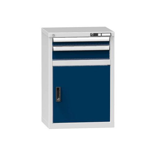 Szafki szufladowe ZN2, 578 x 464 x 840 mm - Szafka szufladowa ZN2, 578 x 464 x 840 mm, szaro-ciemnoniebieska