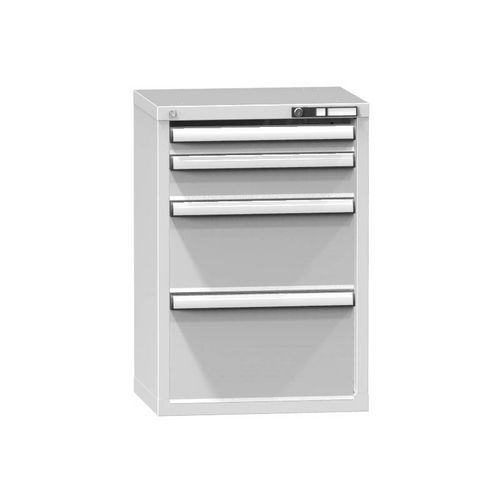 Szafki szufladowe ZN4, 578 x 464 x 840 mm - Szafka szufladowa ZN4, 578 x 464 x 840 mm, szaro-szara