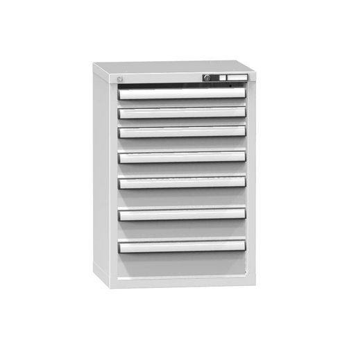 Szafki warsztatowe szufladowe ZN, 7 szuflad, 840 x 578 x 464 mm, szare - Szafka warsztatowa z szufladami ZN, 7 szuflad, 840 x 578 x 464 mm, szara/szar