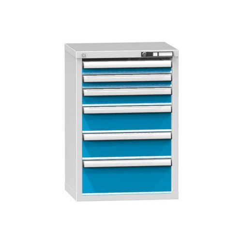 Szafki szufladowe ZN7, 578 x 464 x 840 mm - Szafka szufladowa ZN7, 578 x 464 x 840 mm, szaro-niebieska