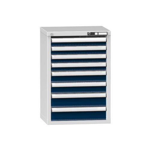 Szafki szufladowe ZN8, 578 x 464 x 840 mm - Szafka szufladowa ZN8, 578 x 464 x 840 mm, szaro-ciemnoniebieska