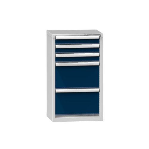 Szafki szufladowe ZN3, 578 x 464 x 990 mm - Szafka szufladowa ZN3, 578 x 464 x 990 mm, szaro-ciemnoniebieska