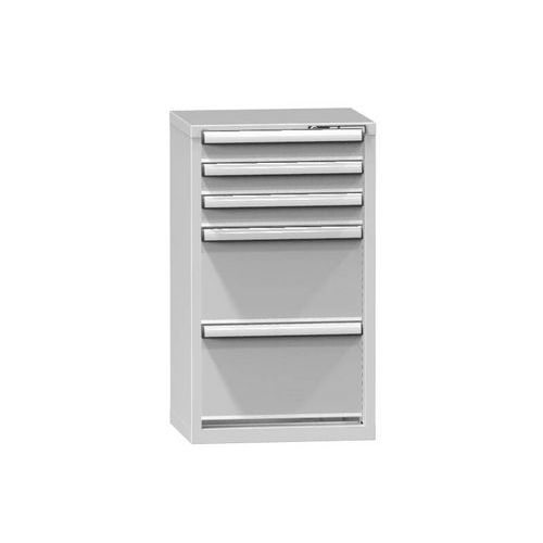Szafki szufladowe ZN3, 578 x 464 x 990 mm - Szafka szufladowa ZN3, 578 x 464 x 990 mm, szaro-szara