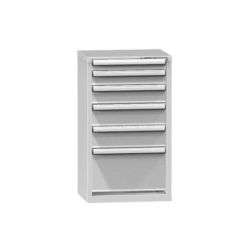 Szafki szufladowe ZN4, 578 x 464 x 990 mm - Szafka szufladowa ZN4, 578 x 464 x 990 mm, szaro-szara
