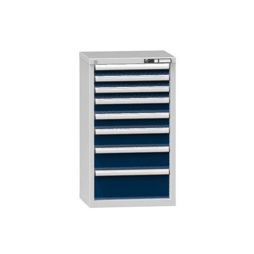 Szafki szufladowe ZN5, 578 x 464 x 990 mm - Szafka szufladowa ZN5, 578 x 464 x 990 mm, szaro-ciemnoniebieska