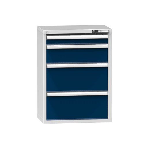 Szafki szufladowe ZP5, 731 x 464 x 990 mm - Szafka szufladowa ZP5, 731 x 464 x 990 mm, szaro-ciemnoniebieska
