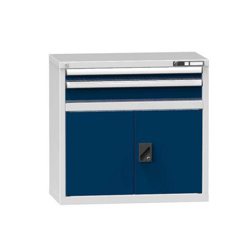 Szafki szufladowe ZR2, 884 x 464 x 840 mm - Szafka szufladowa ZR2, 884 x 464 x 840 mm, szaro-ciemnoniebieska