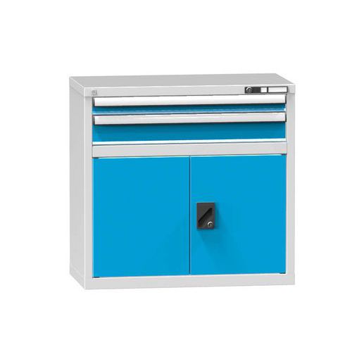 Szafki szufladowe ZR2, 884 x 464 x 840 mm - Szafka szufladowa ZR2, 884 x 464 x 840 mm, szaro-niebieska