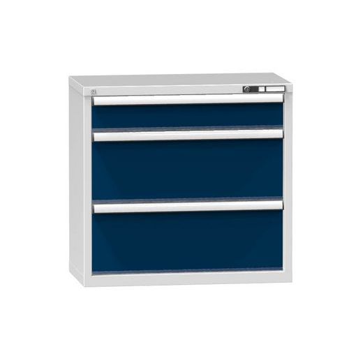Szafki szufladowe ZR3, 884 x 464 x 840 mm - Szafka szufladowa ZR3, 884 x 464 x 840 mm, szaro-ciemnoniebieska